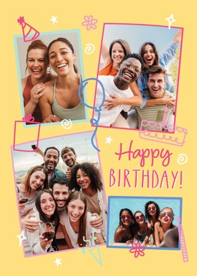 Happy Birthday Photo Upload Card