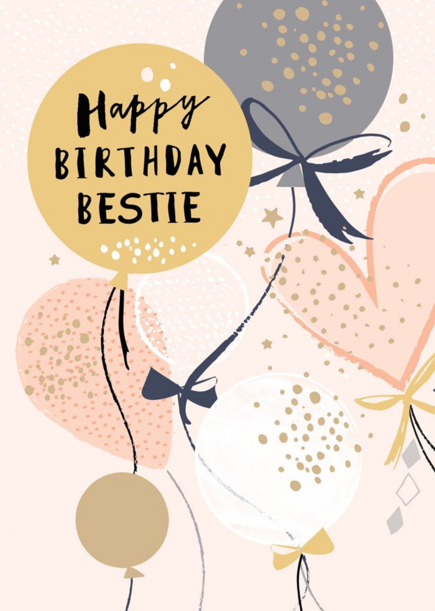 Friends Uk Greetings Carlton Cards Balloons Birthday Best Friend Card