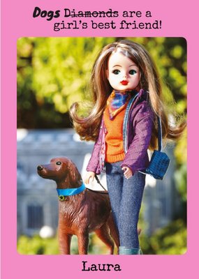 Danilo Sindy Dogs Are A Girls Best Friend Card