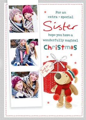 Boofle Extra Special Sister Photo Upload Card