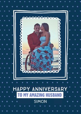 Anniversary Card - Husband - Photo Upload