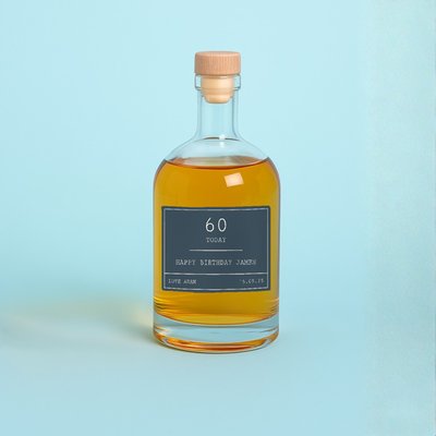 Personalised Milestone Birthday Rum 50cl
