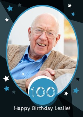 100th Birthday Photo Upload Card