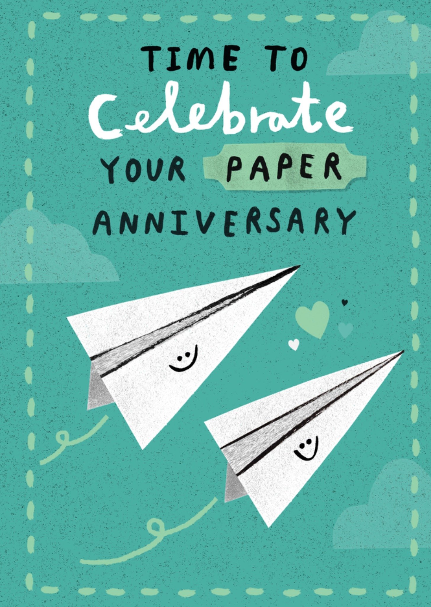 Moonpig Time To Celebrate Your Paper Anniversary Card