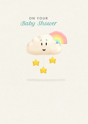 Uddle And Friends On Your Baby Shower Card