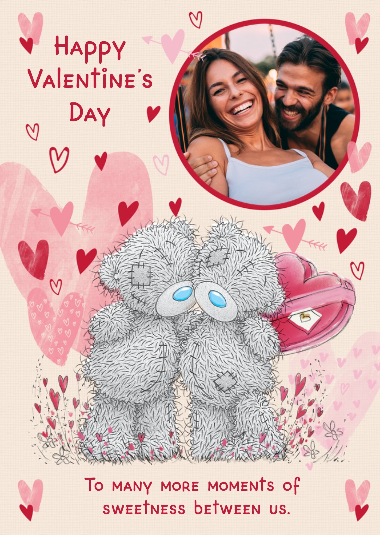 Me To You Tatty Teddy Photo Upload Valentine's Day Card Ecard