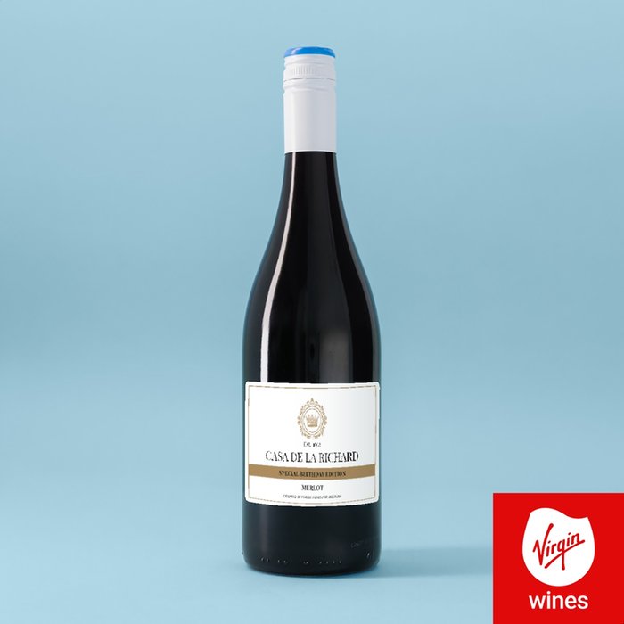 Personalised Birthday Merlot 75cl