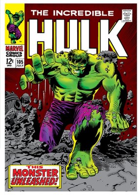 Marvel Comics Hulk Birthday Card