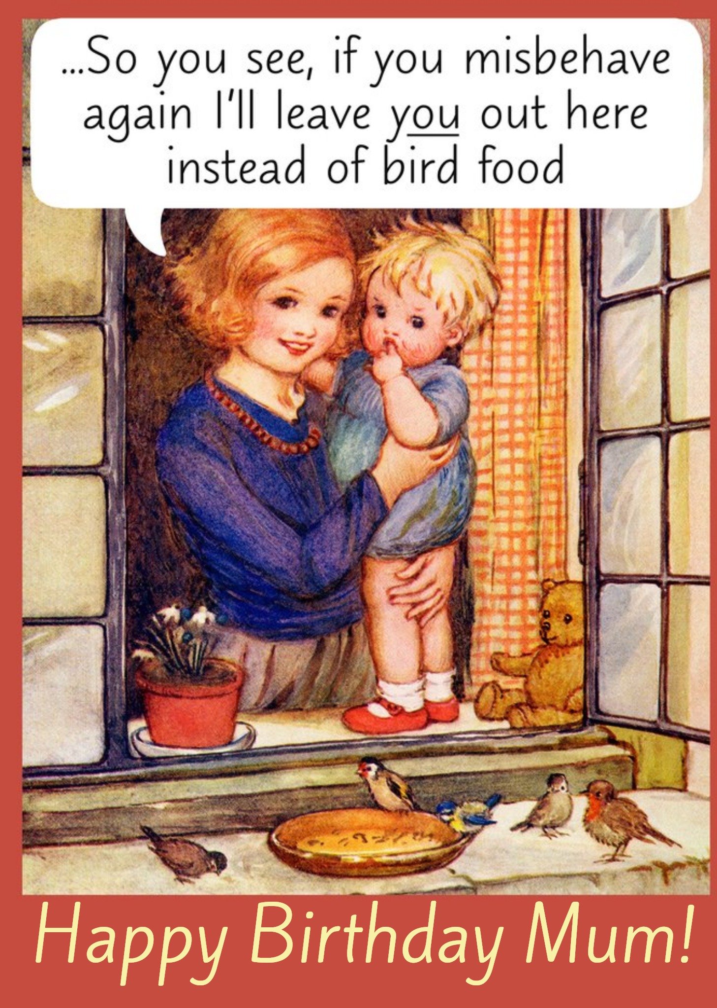 Moonpig Birthday Card - Mum - Humour