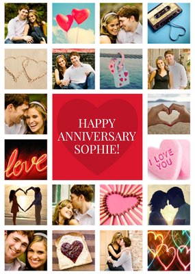 Anniversary Card - Happy Anniversary - Photo Upload