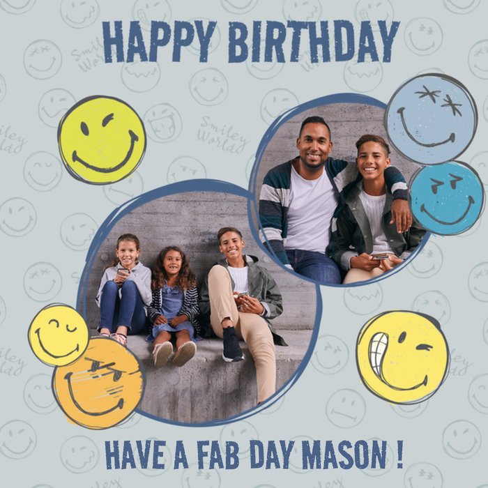 SmileyWorld® Photo Upload Birthday Card