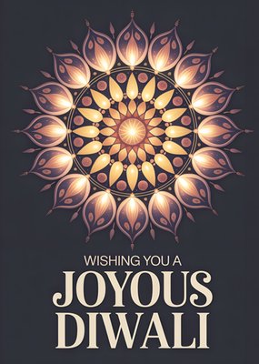 Wishing You A Joyous Diwali Card