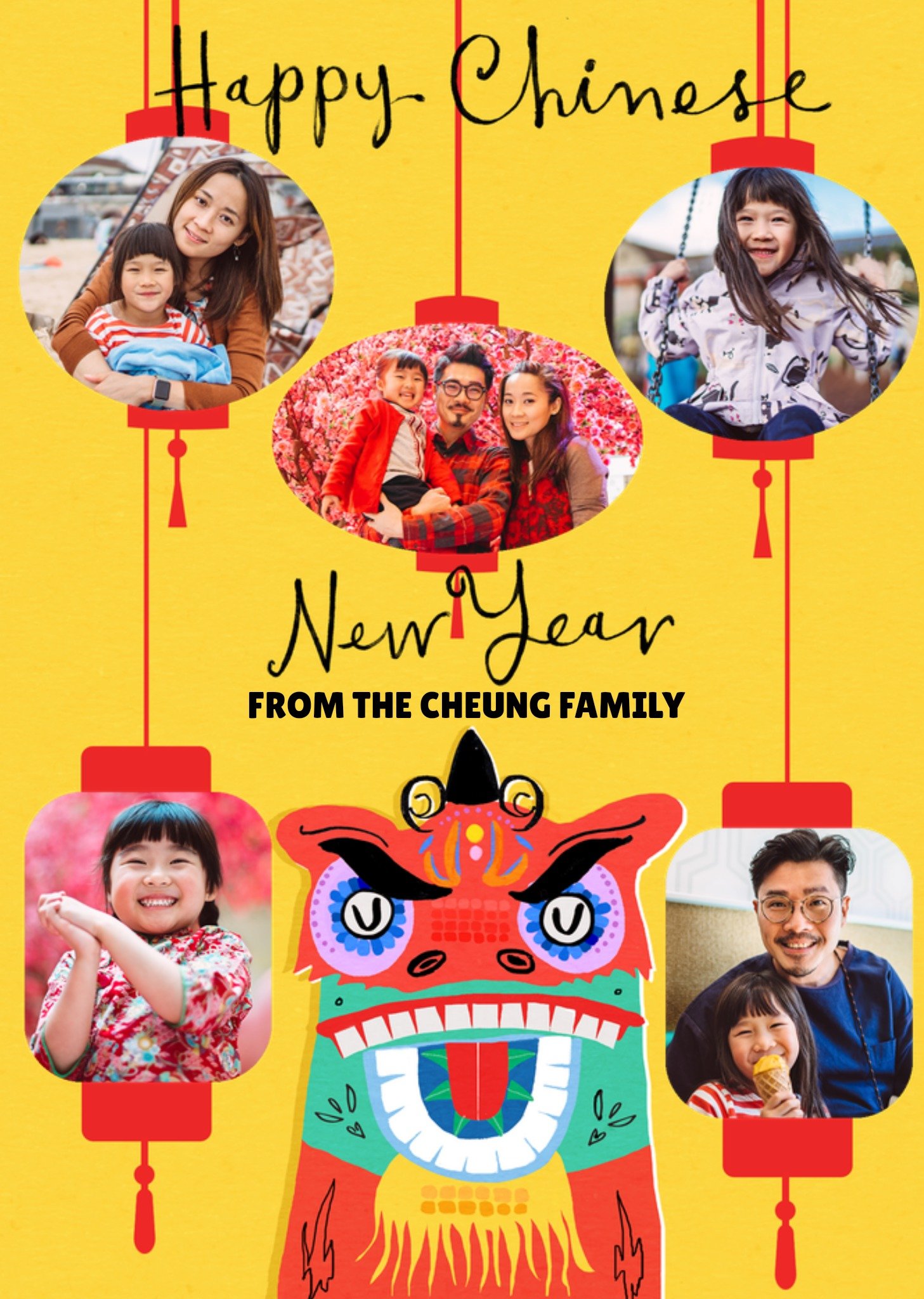 Moonpig Happy Chinese New Year Photo Upload Card