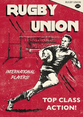 Rugby Union Top Class Action Card