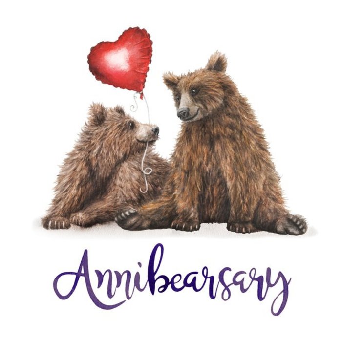 Two Bears Annibearsary Card