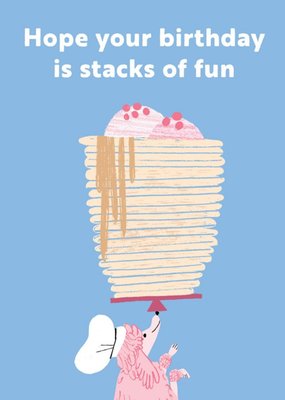 Lab Fever Funny Panckes Pun Birthday Card