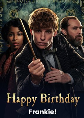 Fantastic Beasts: The Secrets Of Dumbledore Birthday Card