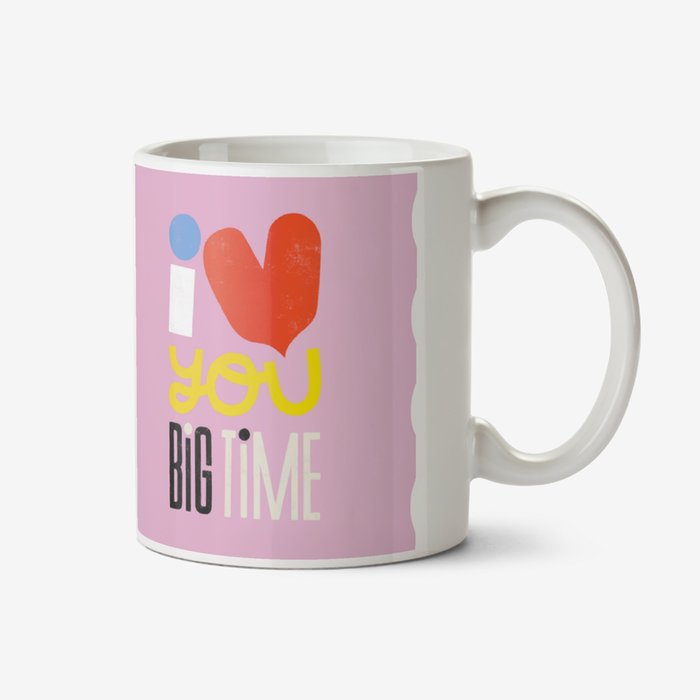 Kate Smith Co. Heart You Big Time Photo Upload Mug