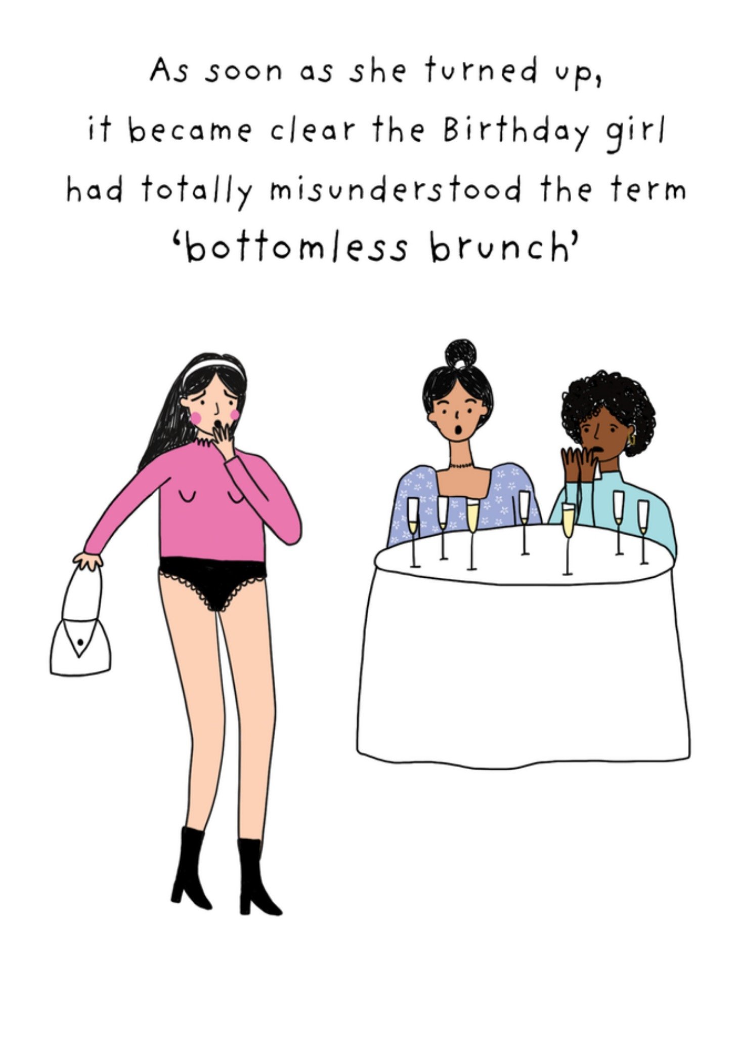 Moonpig Bottomless Brunch Birthday Card