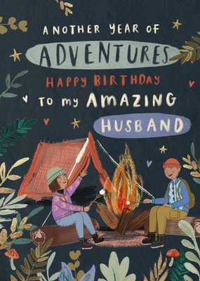 Another Year Of Adventures Husband Birthday Card