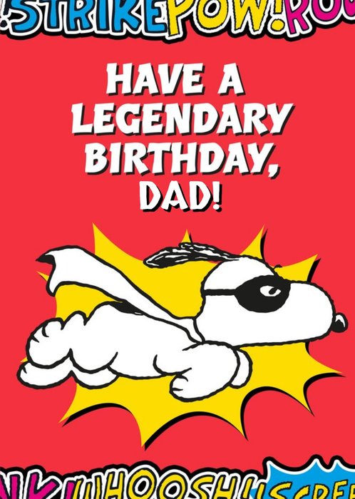 Peanuts Have a Legendary Birthday Card