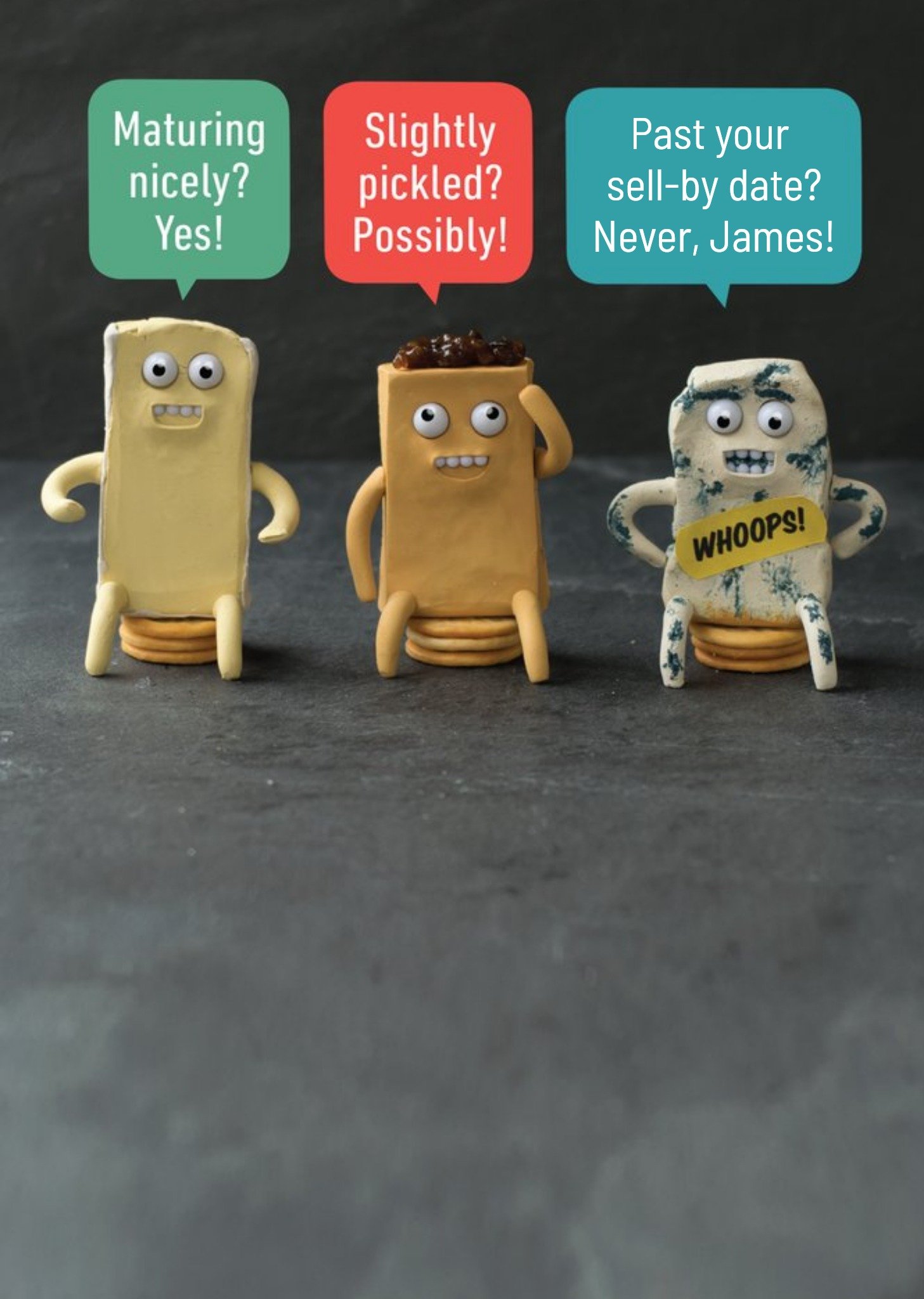 Moonpig Personalised Cheese Lover Card
