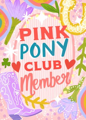 Pink Pony Club Member Card