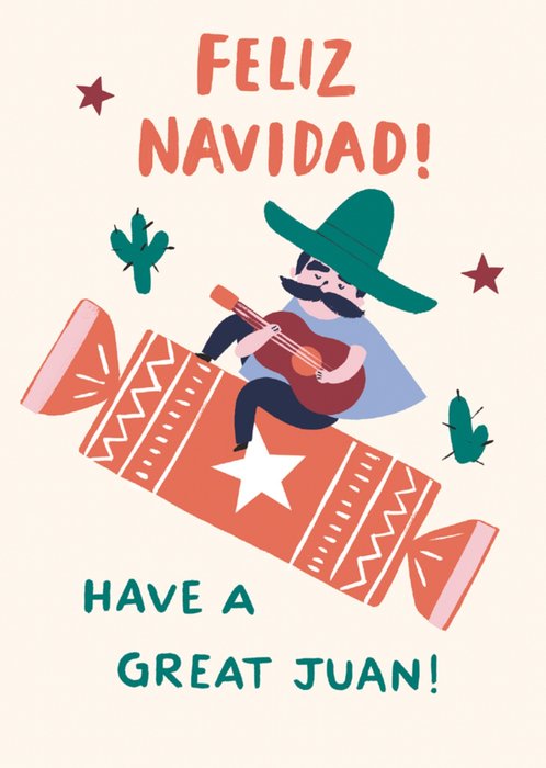 Feliz Navidad Cracking Christmas Card