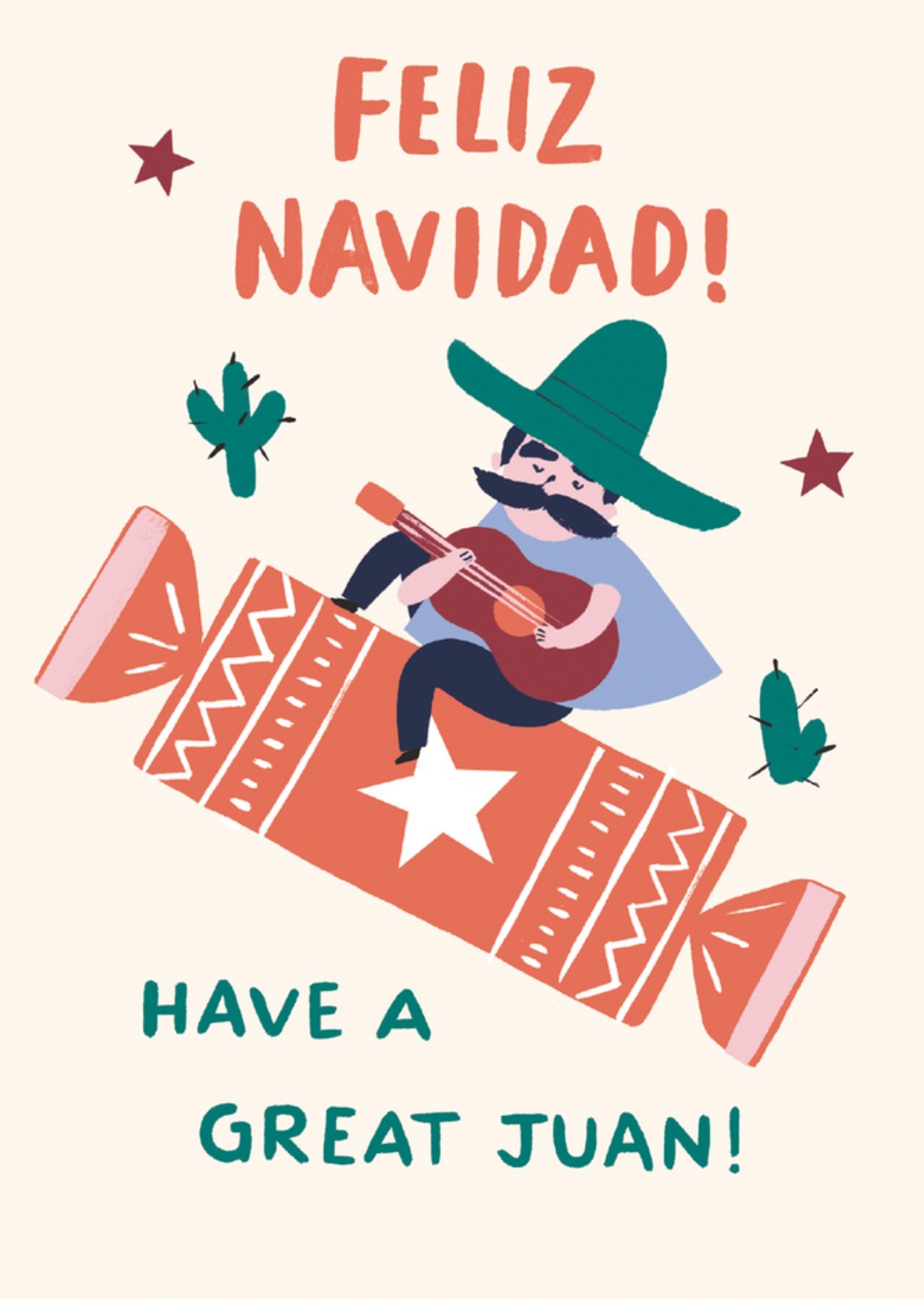 Moonpig Feliz Navidad Cracking Christmas Card