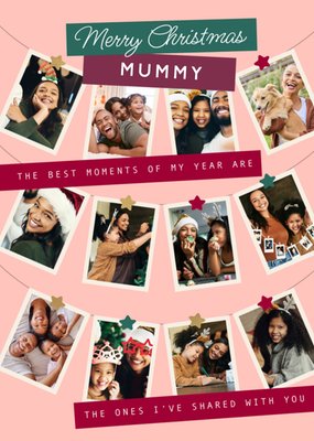 Mummy Photo Upload Christmas Card