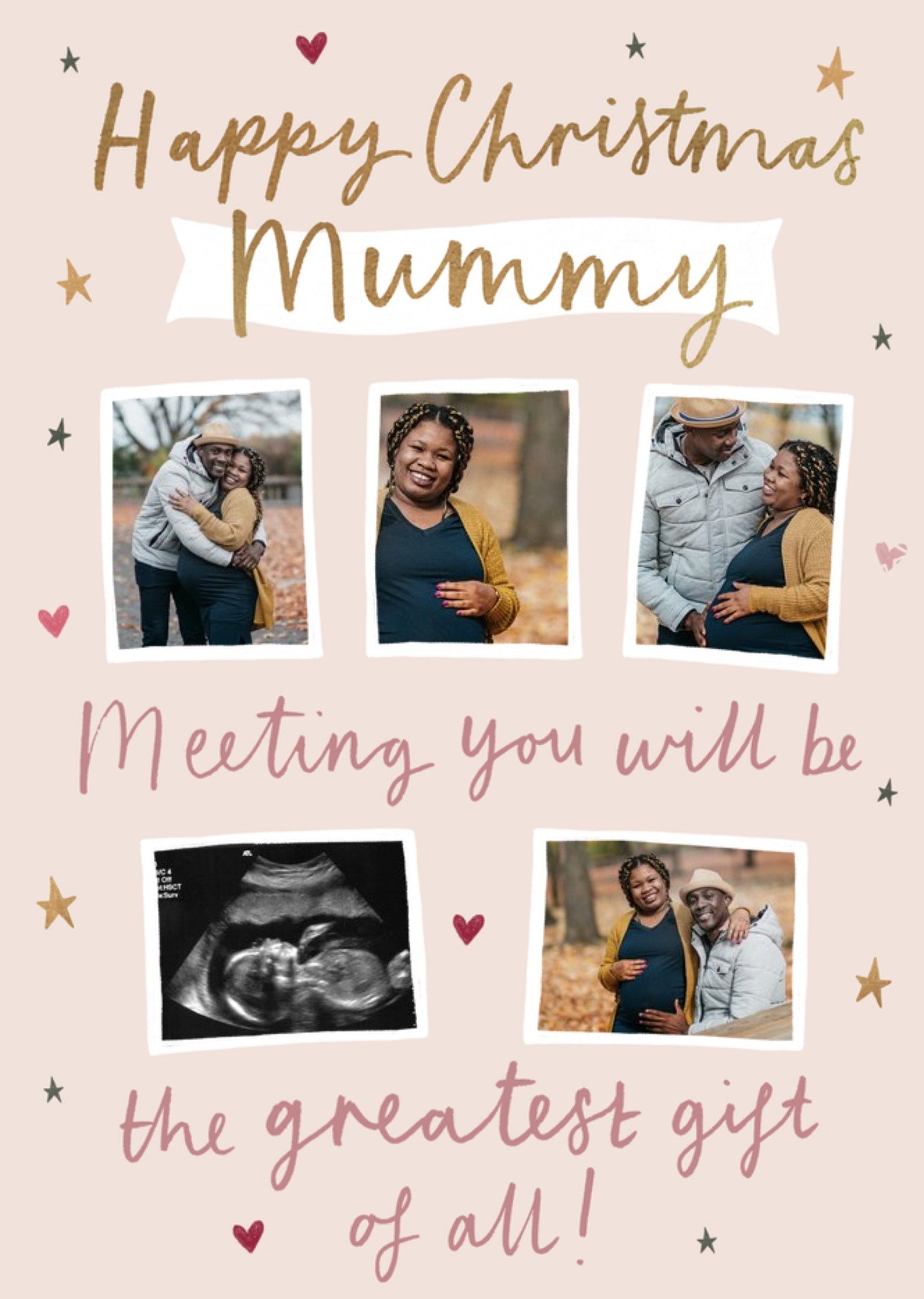 Moonpig Mum To Be Meeting You Will Be The Greatest Gift Of All Photo Upload Christmas Card