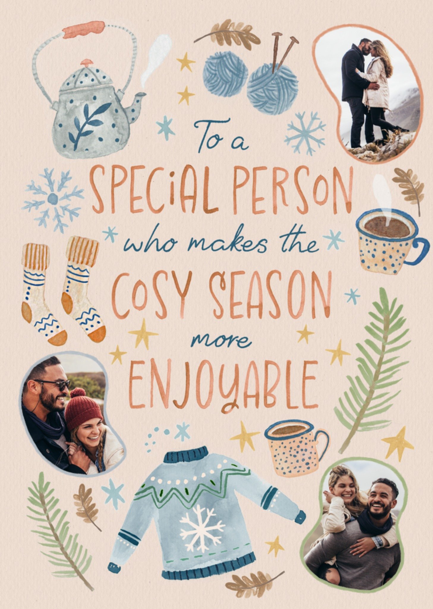Moonpig To A Special Person Who Makes The Cosy Season More Enjoyable Photo Upload Card Ecard