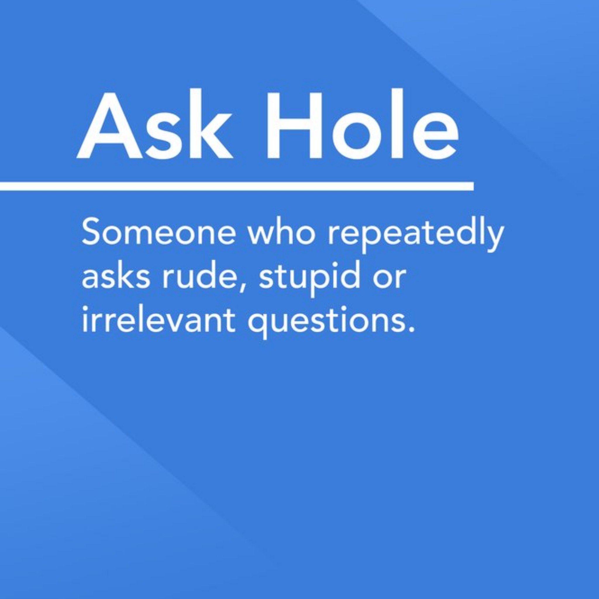 Moonpig Alternative Type Ask Hole Definition Card