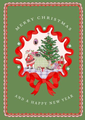 Merry Christmas And A Happy New Year Cath Kidston Card