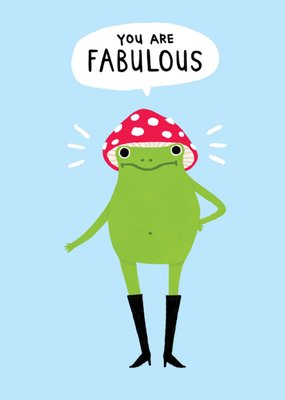 Scribbler You Are Fabulous Card