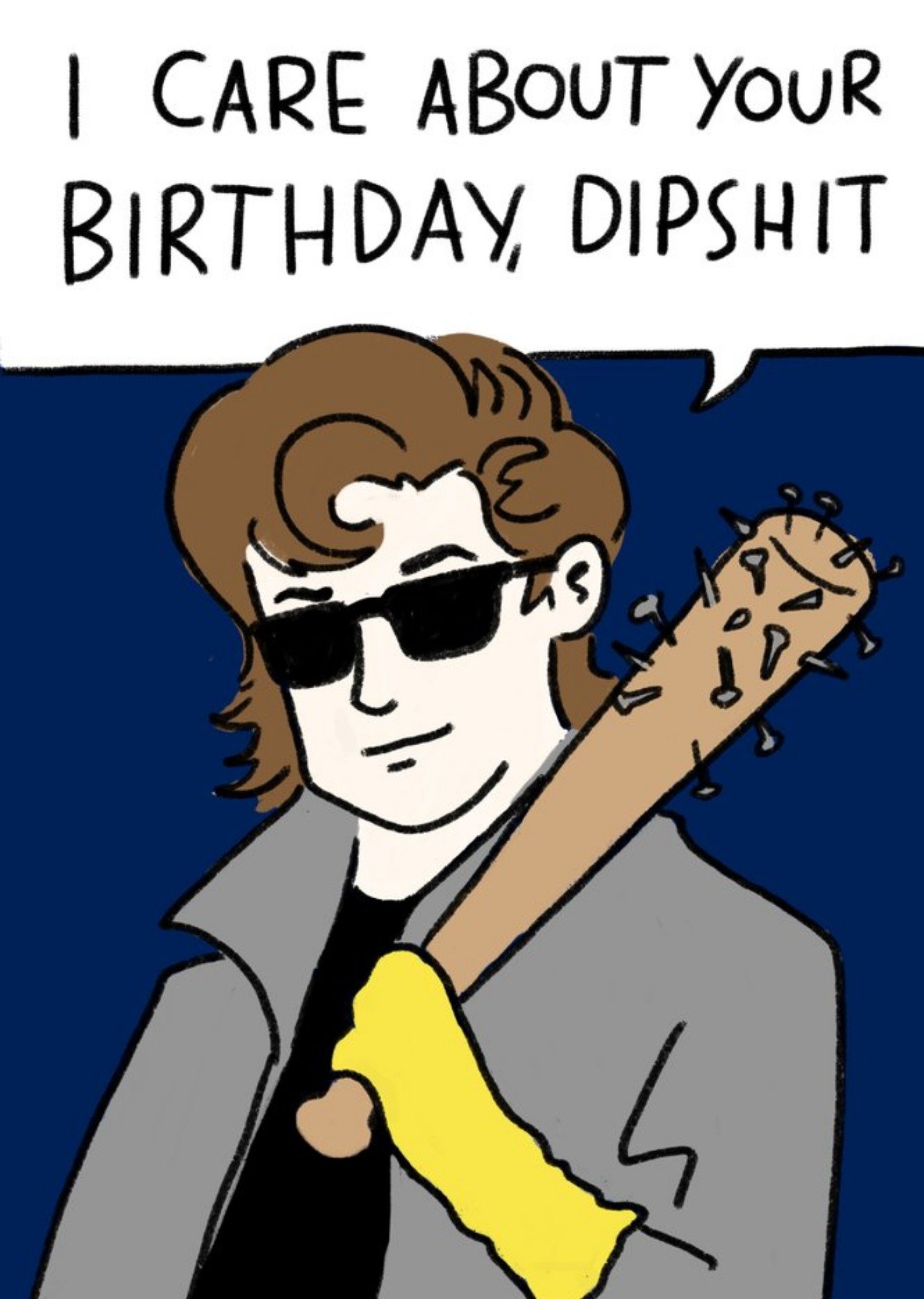 Moonpig I Care About Your Birthday, Dipshit Card