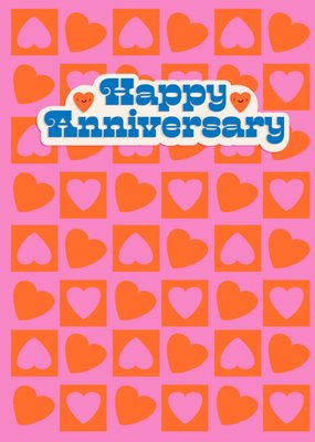 Happy Anniversary Typographic Card