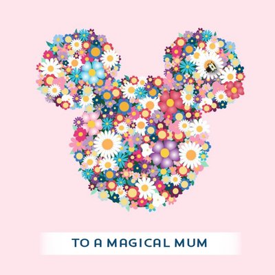 Disney Minnie Mouse Bright Flowers To A Magical Mum Mother's Day Card