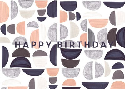 Chloe Turner Happy Birthday Geometric Card