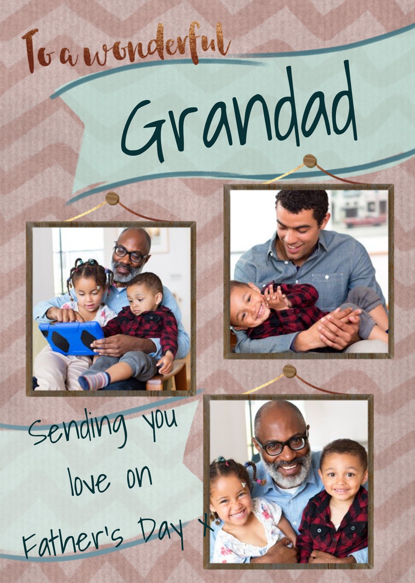Moonpig To A Wonderful Grandad Photo Upload Father's Day Card