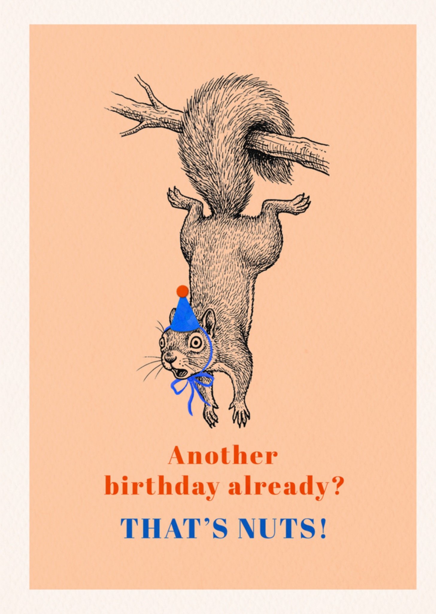 Moonpig Another Birthday Already Illustrated Squirrel Card