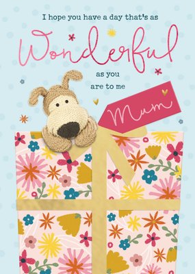 I Hope You Have A Day That's As Wonderful As You Are To Me Mum Boofle Card