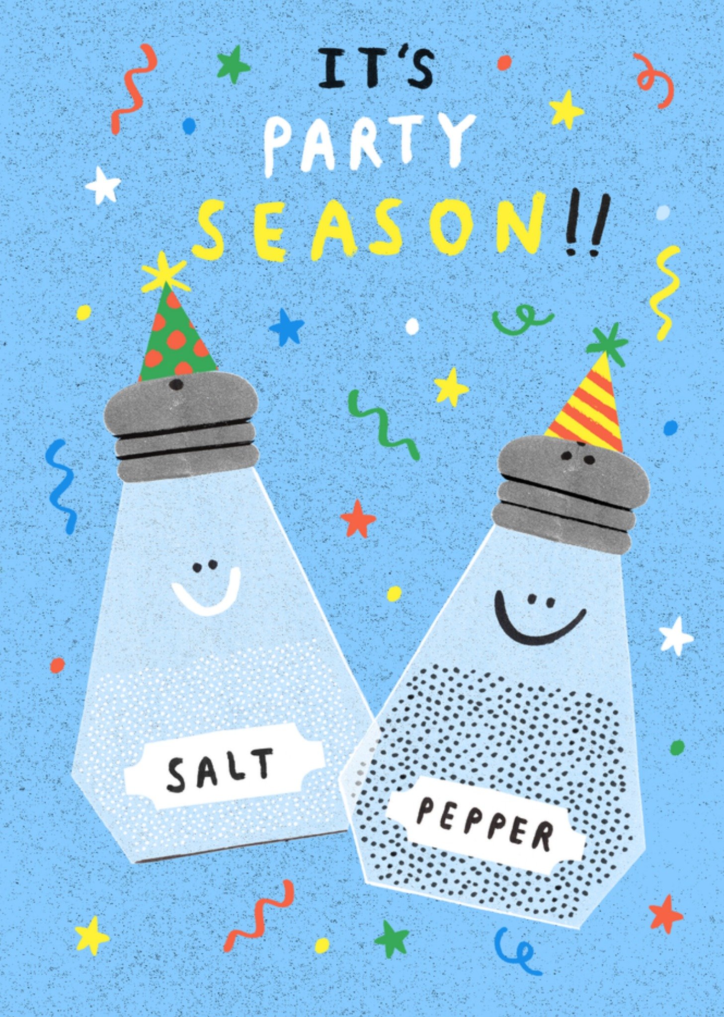 Moonpig It's Party Season Illustrated Birthday Card