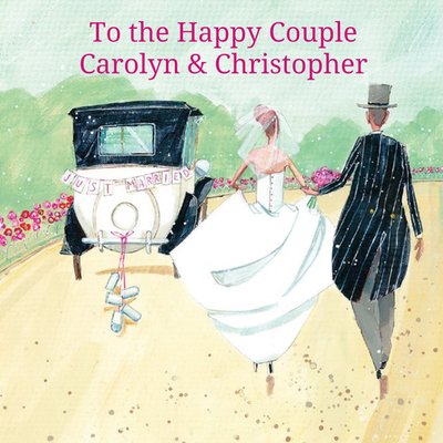 To The Happy Couple Wedding Card