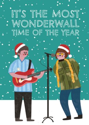 Abigolucky Designs It's The Most Wonderwall Time Of The Year Christmas Card