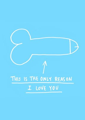 Funny This Is The Only Reason I Love You Card