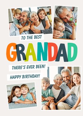 Best Grandad Ever Photo Upload Birthday Card