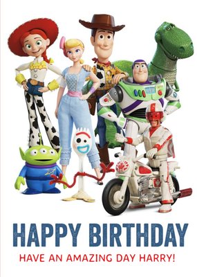 Toy Story 4 characters - Birthday Card