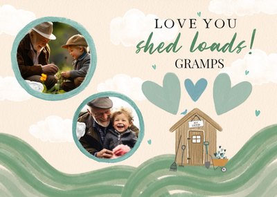 You Put The Grand In Grandad Happy Father's Day Photo Upload Card