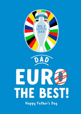 Dad Euro The Best Father's Day Card